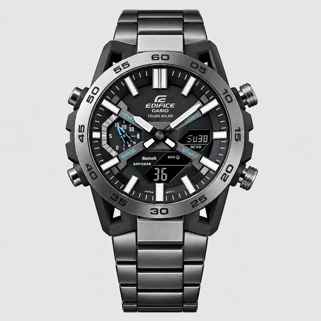 ECB-940DB-1A Tough Solar Bluetooth Hybrid Watch