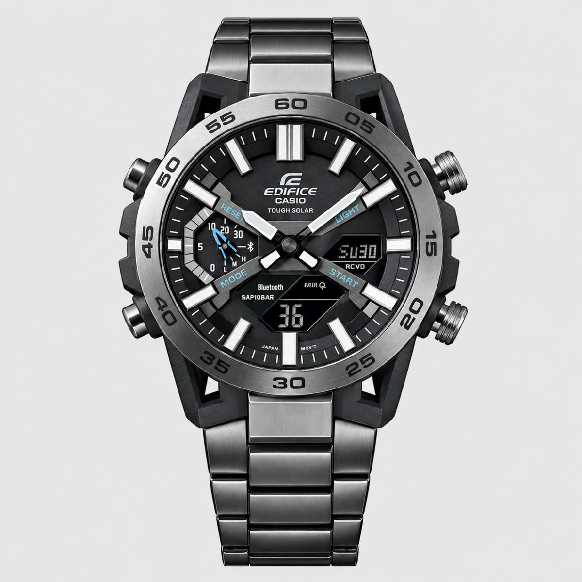 ECB-940DB-1A Tough Solar Bluetooth Hybrid Watch