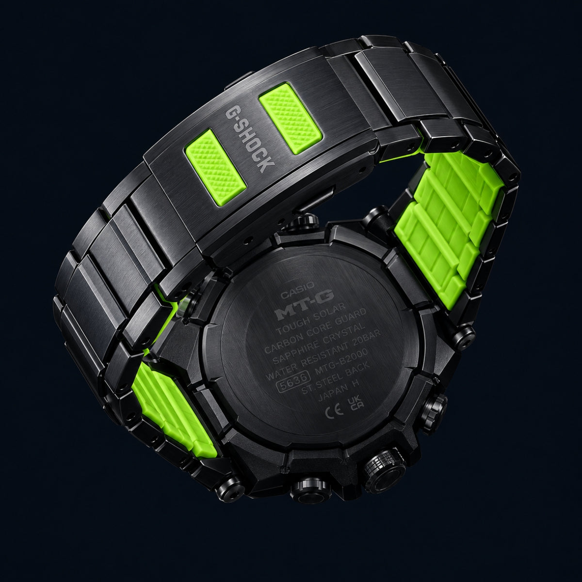 MTG-B3050KW-1A Metal-Twisted Tactical Hybrid Watch