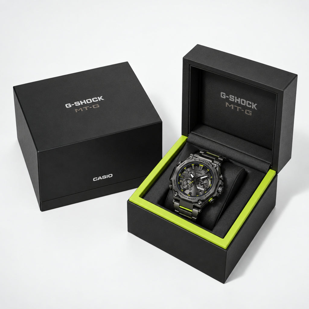 MTG-B3050KW-1A Metal-Twisted Tactical Hybrid Watch