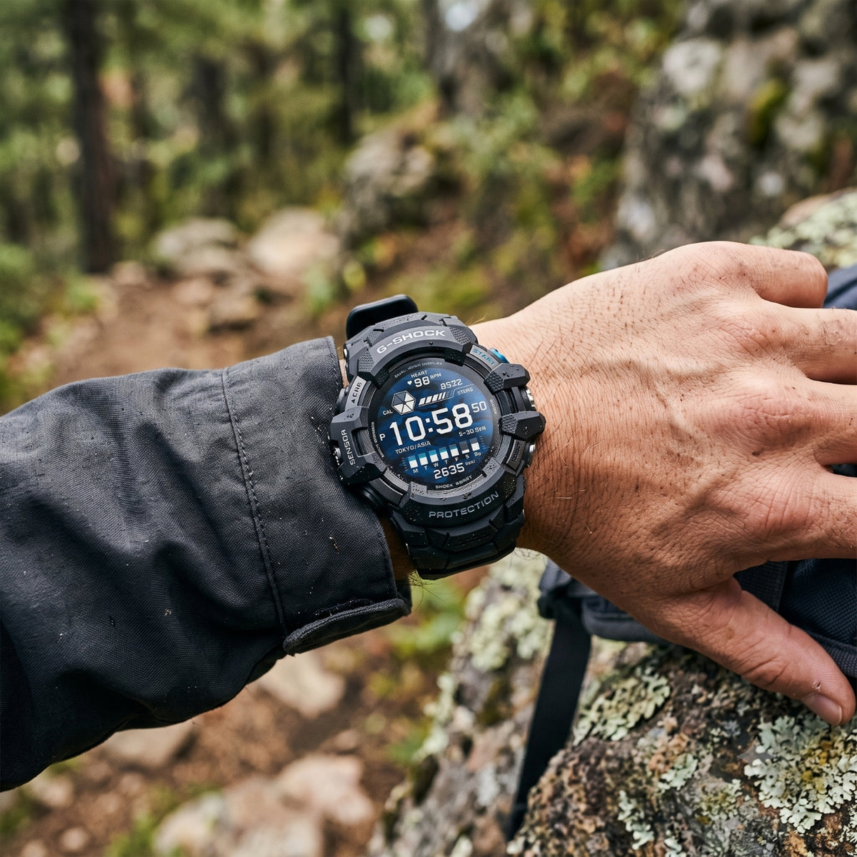 GSW-H2040-1A Tactical GPS Map & Multi-Sensor Rugged Smartwatch