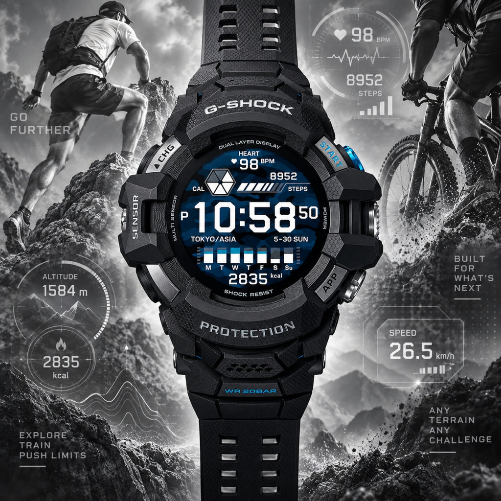 GSW-H2040-1A Tactical GPS Map & Multi-Sensor Rugged Smartwatch