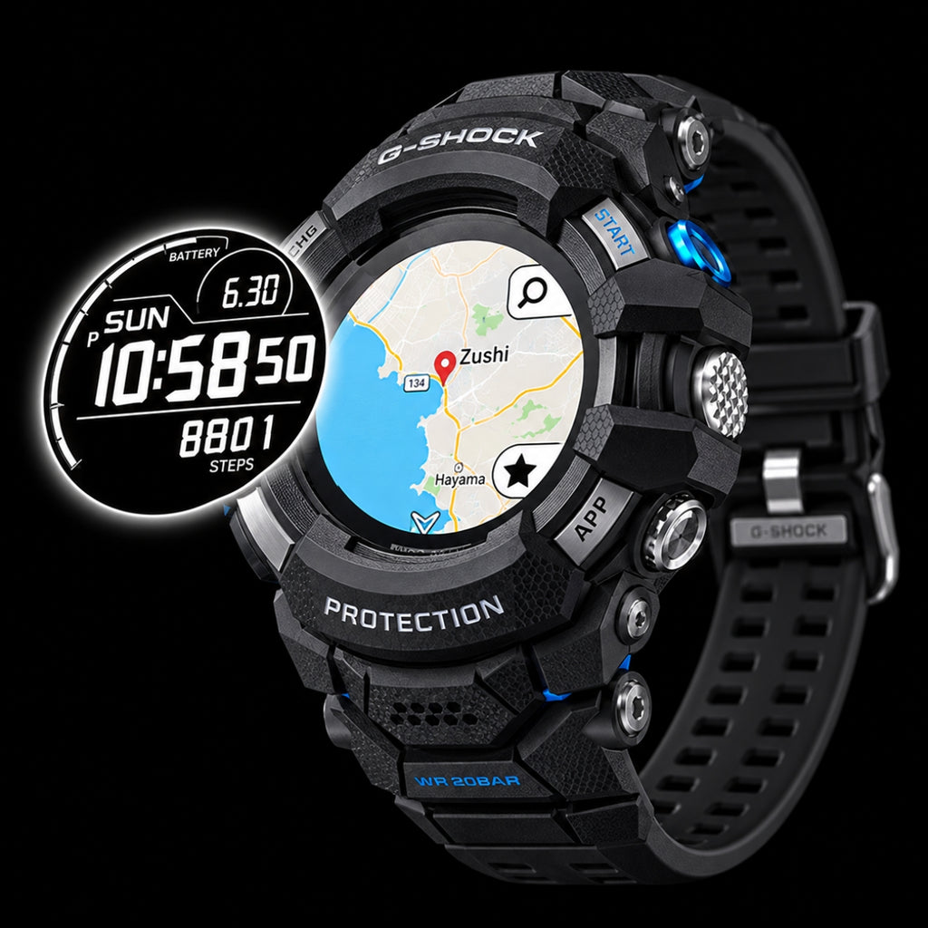 GSW-H2040-1A Tactical GPS Map & Multi-Sensor Rugged Smartwatch