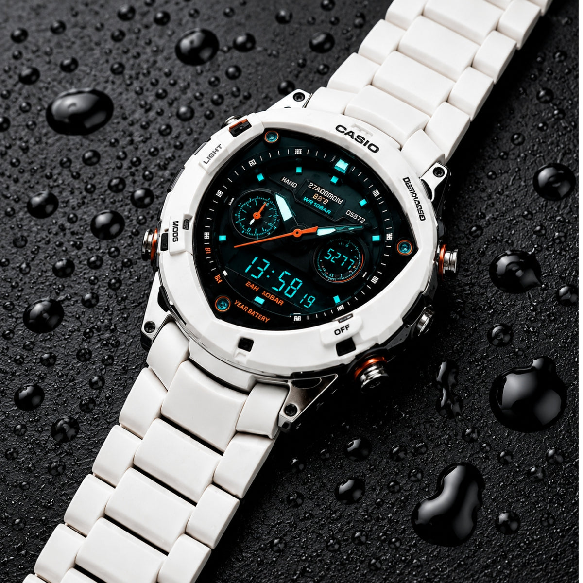 DSD-890W-7A Arctic Tactical Analog-Digital Hybrid Smartwatch