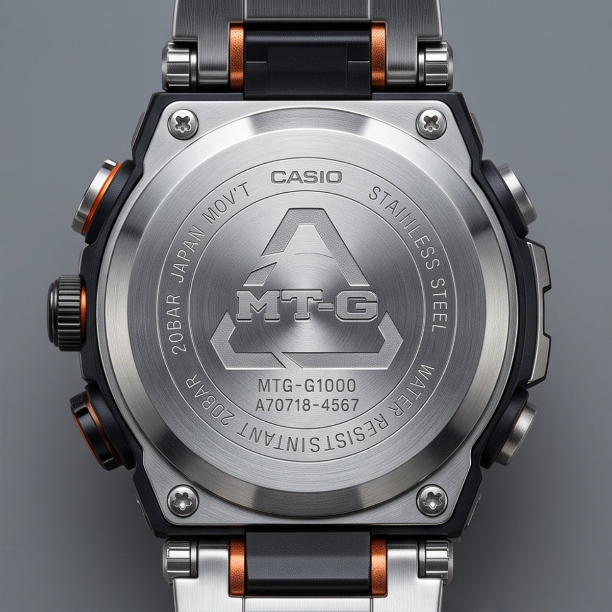 MRG-G2080RG-8A Titanium & Rose Gold Tough Solar Hybrid Watch