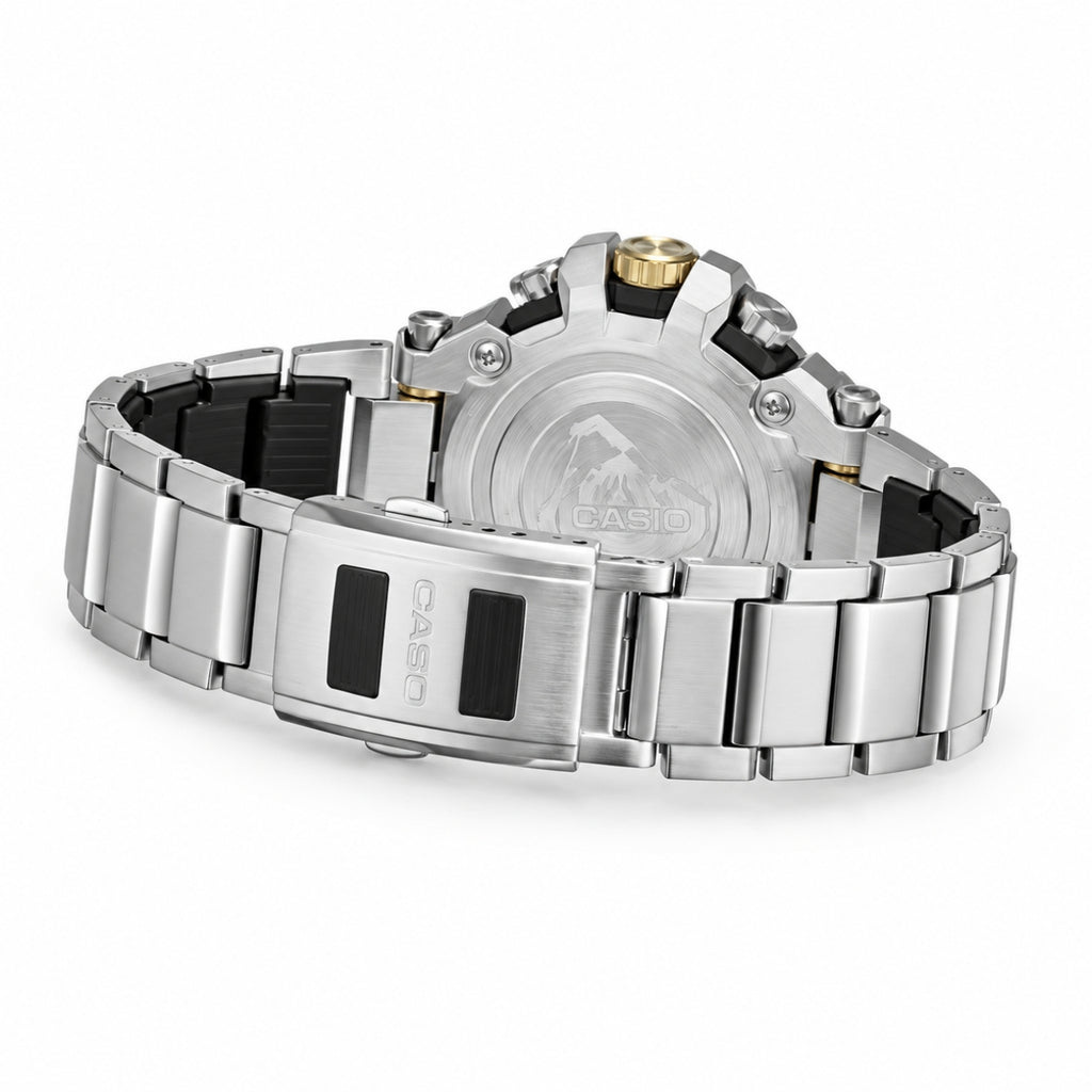 MTG-B3000BD-1A2 Metal-Twisted Gold & Silver Hybrid Watch