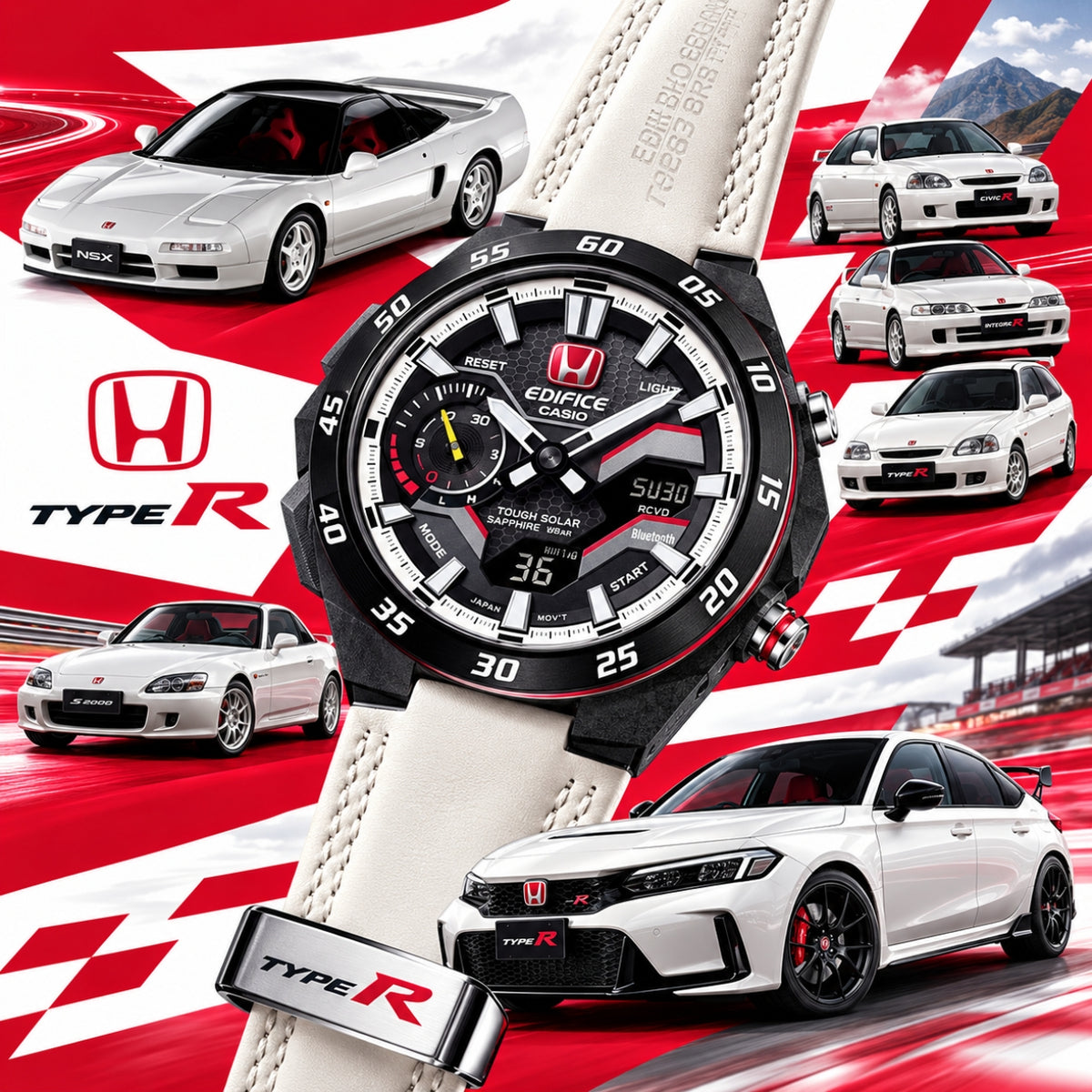 ECB-2050FL5-1A Hybrid Watch