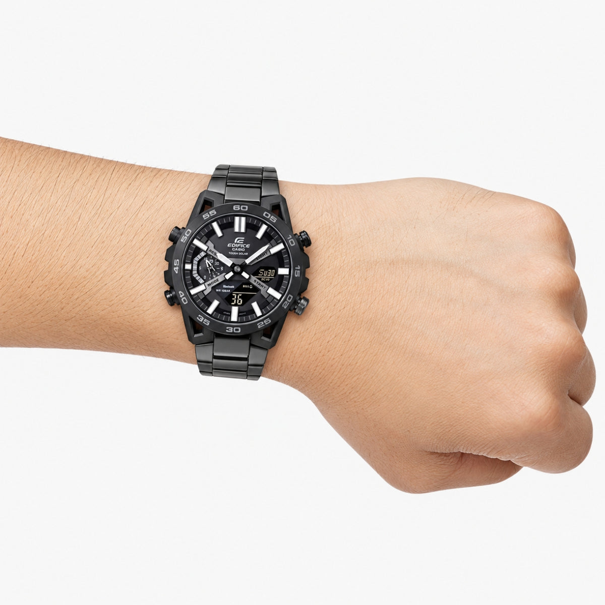 ECB-1230BD-1A Stealth Tough Solar Hybrid Watch